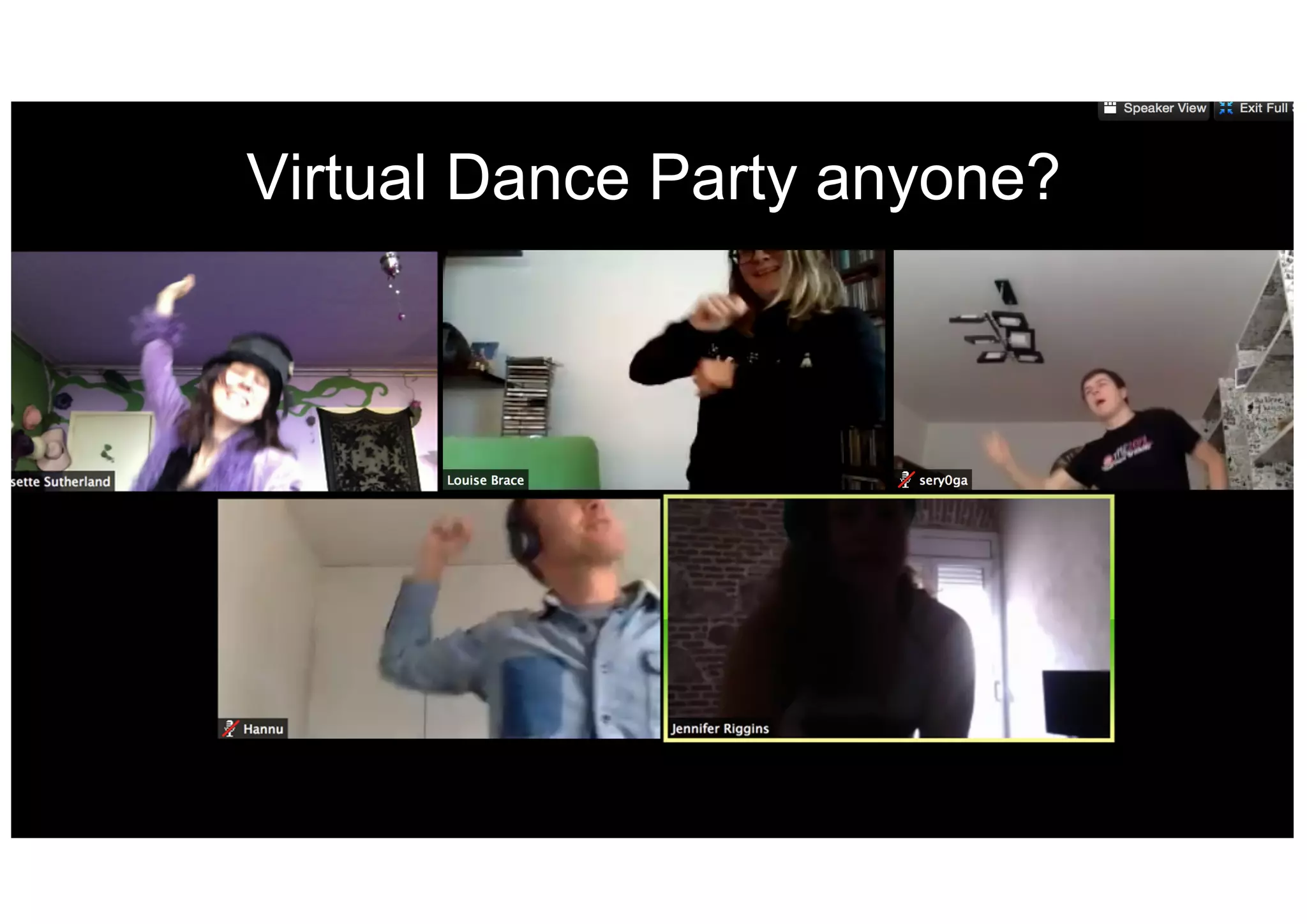 Virtual Dance Party anyone?