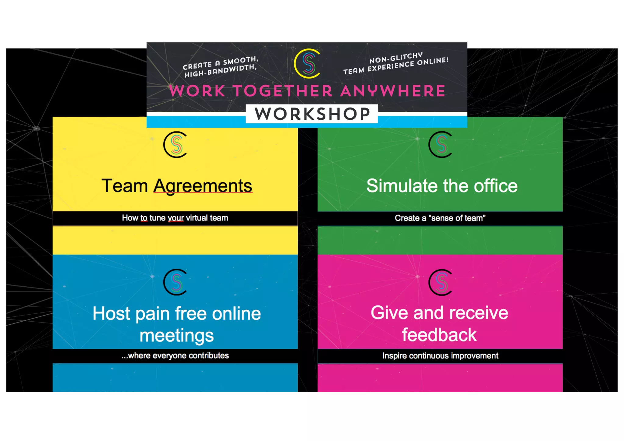 Overview of workshop