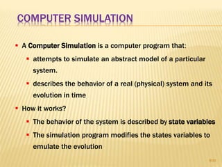 An Overview of Performance Evaluation & Simulation | PPT