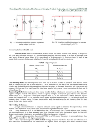 Simulation and analysis of multilevel inverter with reduced number of ...