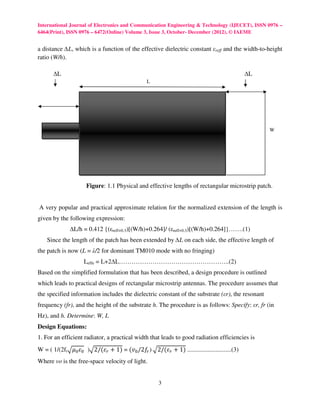 Simulation and analysis of slot coupled patch antenna | PDF