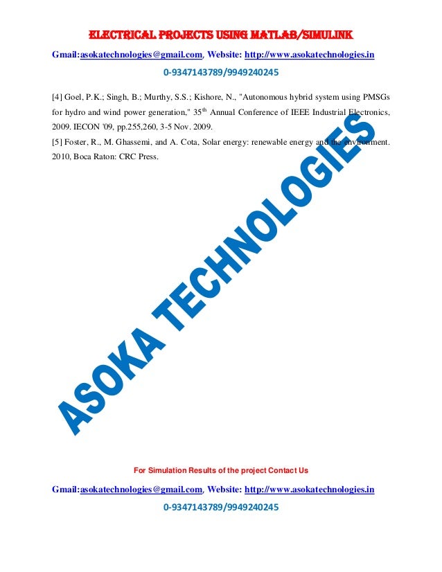 Simulation And Control Of Solar Wind Hybrid Renewable Power