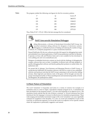 Simulation and modeling | PDF