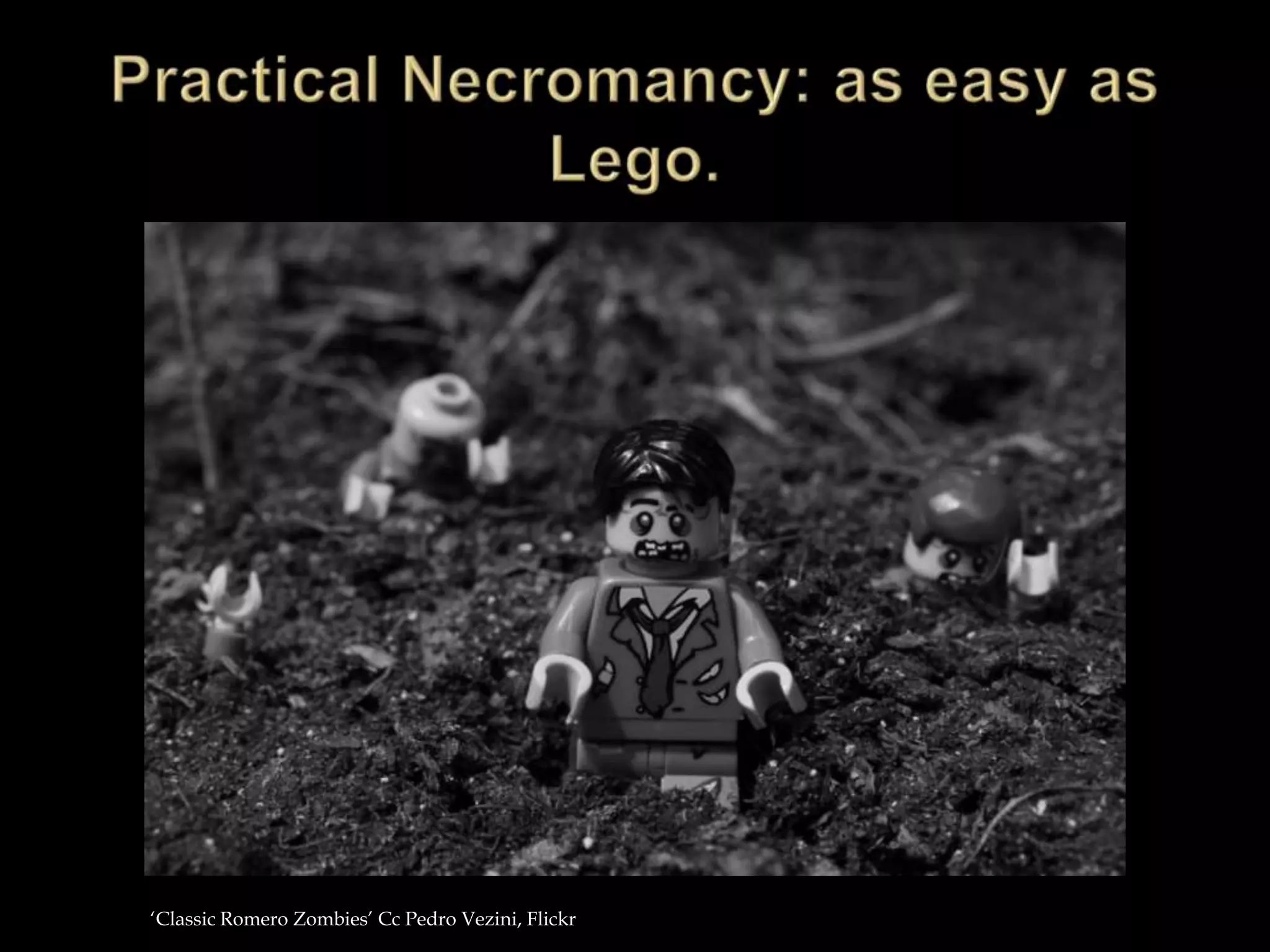 „Classic Romero Zombies‟ Cc Pedro Vezini, Flickr
 