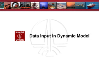 Data Input in Dynamic Model
 