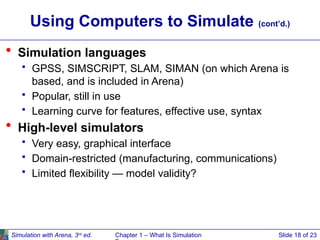 Simulation Sentence simulation chapter simulation chapter 1 info | PPTX