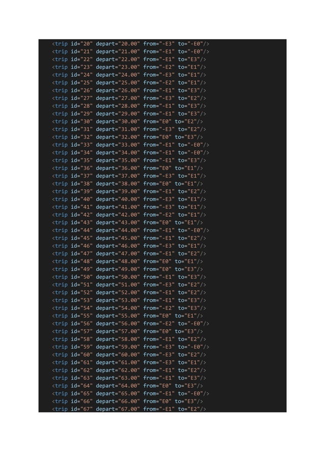 SUMO simulation CODES AND STEPS
