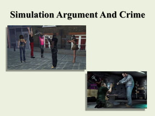 Simulation Argument And Crime
 