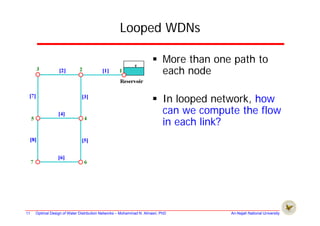 Simulation of water distribution networks the use of epanet | PDF