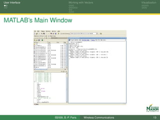 Simulation of wireless communications using matlab | PDF