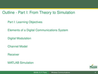 Simulation of wireless communications using matlab | PDF