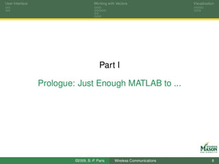 Simulation of wireless communications using matlab | PDF
