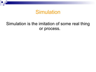 Instructional Simulation Example Infinite Physics Simulator Infinite physics simulator has a large collection of objects useful for optics simulation including mirrors, prisms, lenses and other transparent objects. 