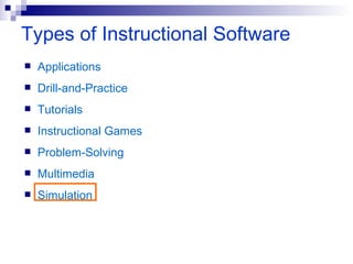 Simulation Types of Simulations Physical simulation :  is a simulation in which physical objects are substituted for the real thing. These physical objects are often chosen because they are smaller or cheaper than the actual object or system. Interactive simulation :  is a special kind of physical simulation in which physical simulations include  human operators , such as in a flight simulator or a driving simulator. 