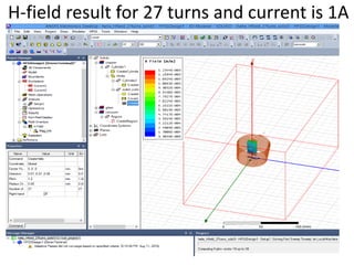 Simulation results of induction heating coil | PPTX