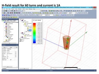 Simulation results of induction heating coil | PPTX