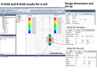 Simulation results of induction heating coil | PPTX