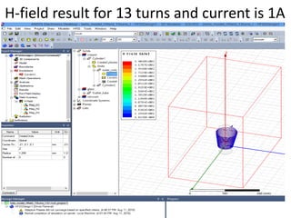 Simulation results of induction heating coil | PPTX