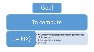 Simulation run statistics | PPTX