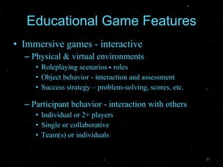 Simulations and Educational Games | PPT