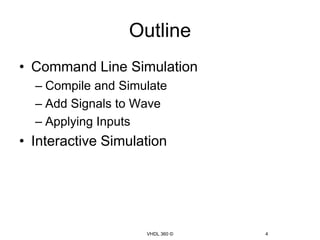 Simulation using model sim | PPTX