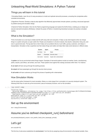 Unleashing Real-World Simulations: A Python Tutorial by Avjinder Kaler ...