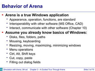 Comprehensive Guided Tour of Arena Simulation Software Features and ...