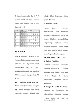 Simulatorantarmukakomputermenggunakanppi8255danbahasapemrogramanvisualbasic6 101212194621-phpapp02