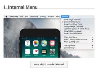 sudo mkdir /AppleInternal
 