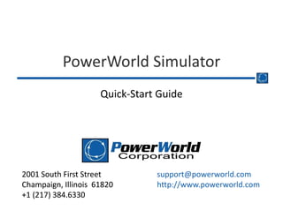 Simulator QuickStart guide for the simulation | PDF