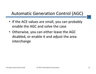 Agc Computer Simulator Simulator QuickStart guide for the simulation | PDF