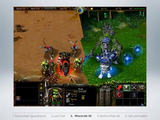 1. Transmediale Figurentheorie   2. Lara Croft   3. Warcraft III   4. World of Warcraft   5. Fazit und Ausblick
 