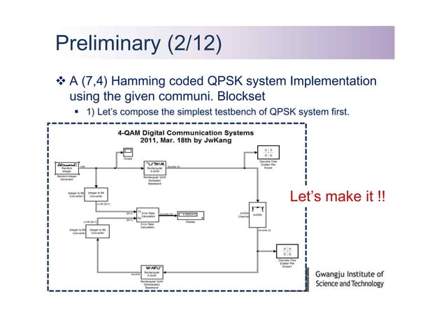 A Simple Communication System Design Lab #1 with MATLAB Simulink | PPT