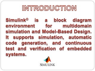 Simulink - Introduction with Practical Example | PPT