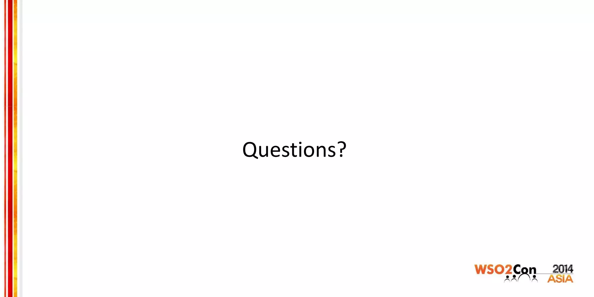 Questions?
 