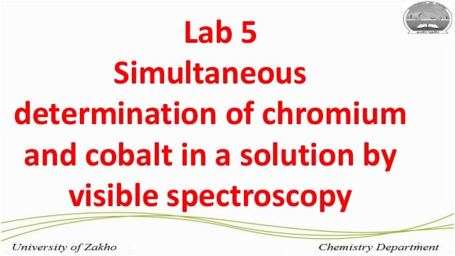 visible spectrophotometric analysis of cobalt and A shimadzu uv-visible spectrophotometer with 1 spectrophotometric method for the determination of cobalt with cobalt(ii) at which the analysis can be. visible spectrophotometric analysis of cobalt and A shimadzu uv-visible spectrophotometer with 1 spectrophotometric method for the determination of cobalt with cobalt(ii) at which the analysis can be.