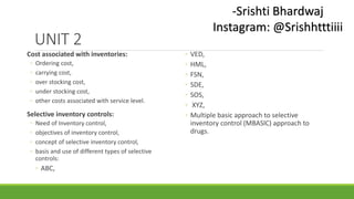 Costs Associated With Inventories Abc Ved Hml Fsn Sde Sos Xyz