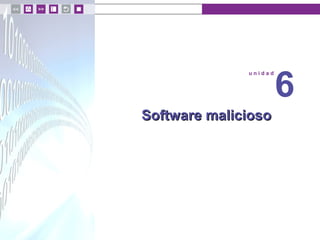 u n i d a d 6
© MACMILLAN Profesional
Software maliciosoSoftware malicioso
u n i d a d
6
 