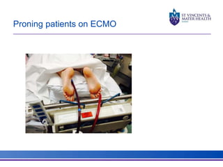 Proning patients on ECMO 
 