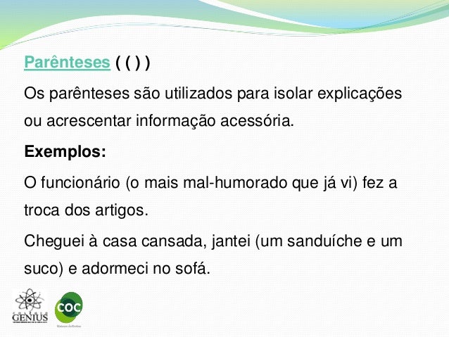 Sinais de pontuação
