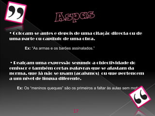 Sinais De Pontuação