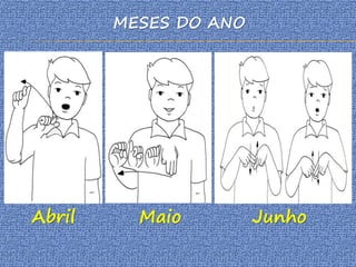 MESES DO ANO
Abril Maio Junho
 