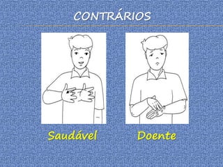 CONTRÁRIOS
Saudável Doente
 