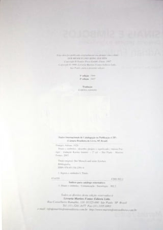 Livro Sinais e símbolos de Adrian Frutiger 