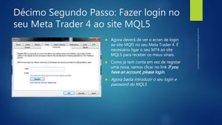 Como Seguir Sinais de Forex Passo a Passo | PPTX