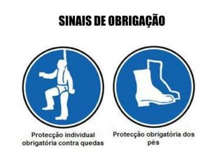 SINAIS DE OBRIGAÇÃO
 