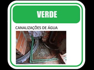 VERDE
CANALIZAÇÕES DE ÁGUA
 