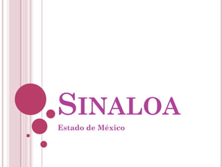 SINALOA
Estado de México
 