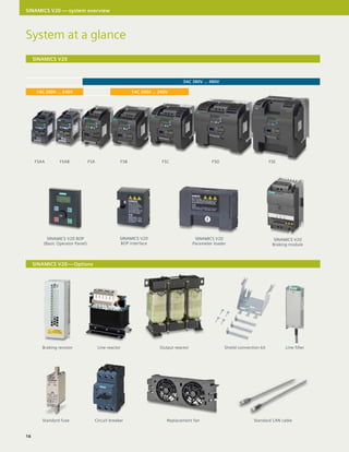 Sinamics v20 brochure | PDF