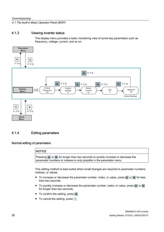 Sinamics v20 getting_started_072012_en-us | PDF